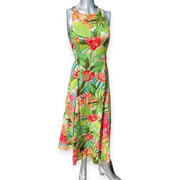 Farm Rio Tropical Flower Maxi Dress Small - Picture 12 of 12